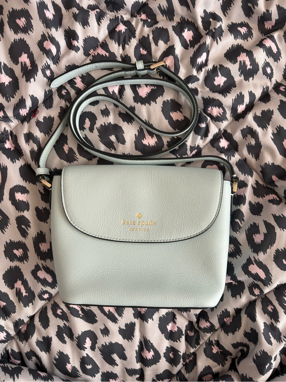 Kate Spade Emmie Flap Pebble Leather Crossbody Bag